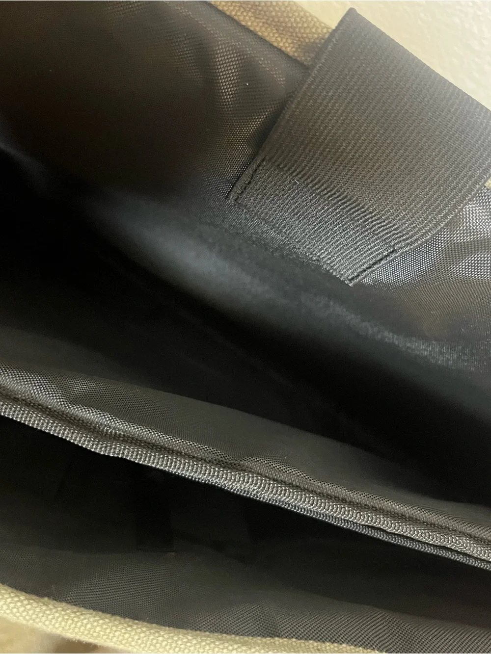 Harley-Davidson Olive Canvas Messenger Bag with Black Straps
